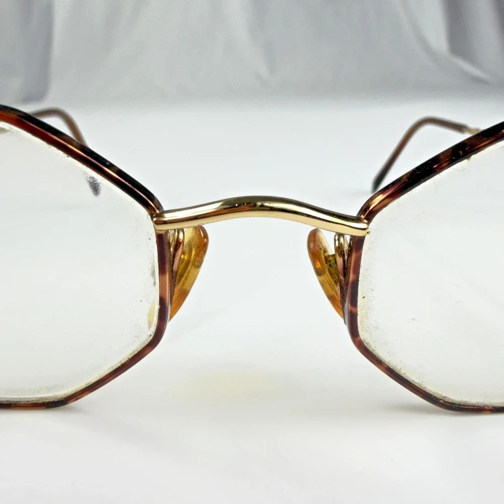 Emporio Armani 033 721 Brown Tortoise Womens 47-20-135 Eyeglasses FRAMES ONLY